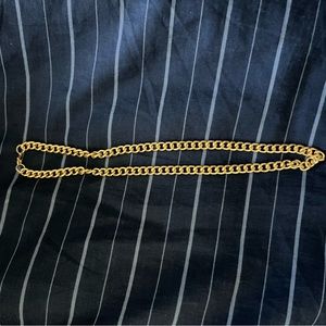 Gold Curb Chain